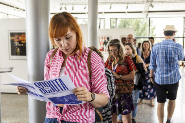 Atmosféra na prvním dni Letní filmové školy, 28. 7. 2023, Uherské Hradiště.