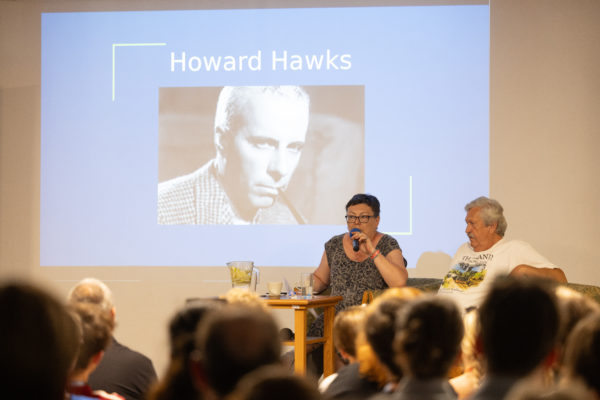 Přednáška o americkém režisérovi Howardu Howksovi na Letní filmové škole 2023 v Uherském Hradišti.
